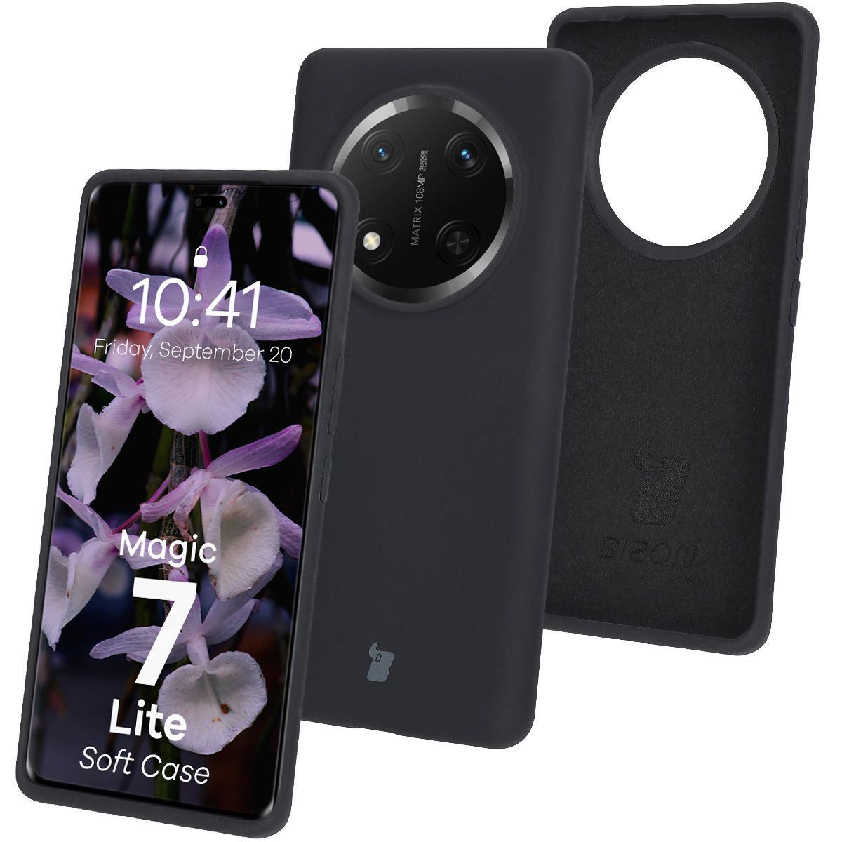 Silikonowe etui Bizon Soft Case do Honor Magic7 Lite